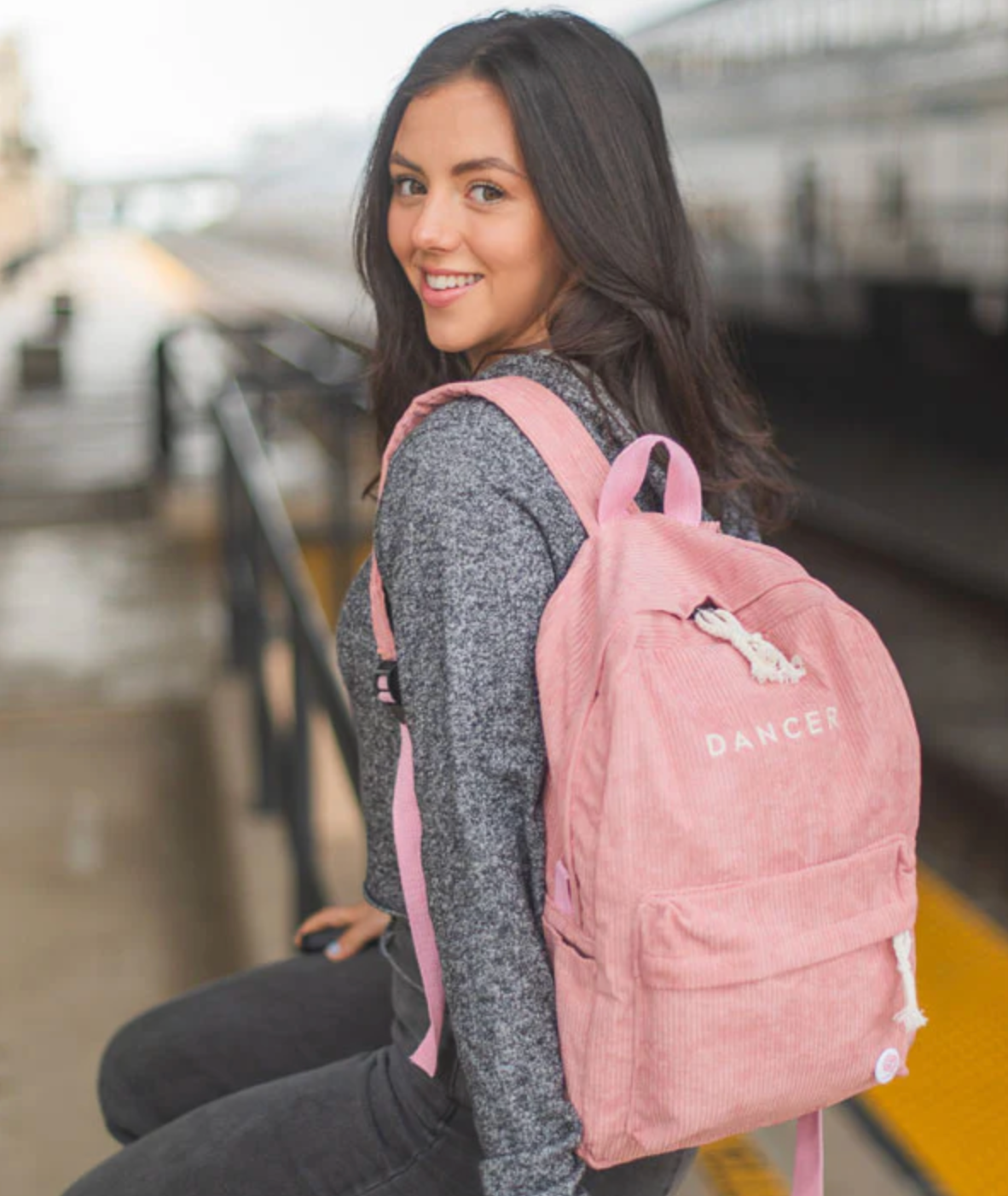 Corduroy Dance Backpack - Covet Dance
