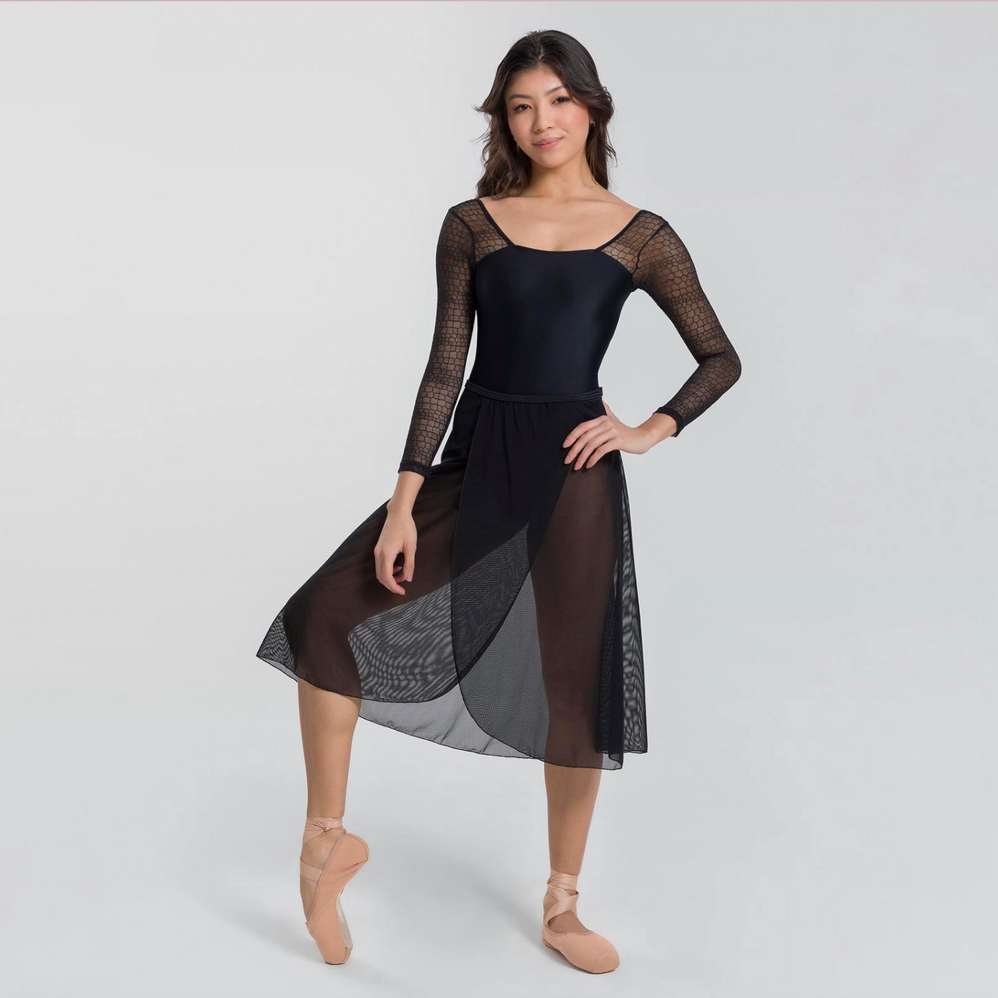 Ophelia Mesh Faux Skirt - So Danca