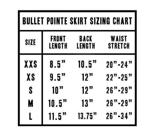 Pre-Order EBA Uniform Skirt Ballet 6 & 7 (Black)