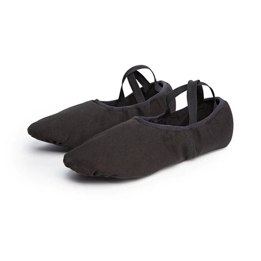 Men's ORZA Pro 1.0 Canvas Ballet Shoes - Black & Beige