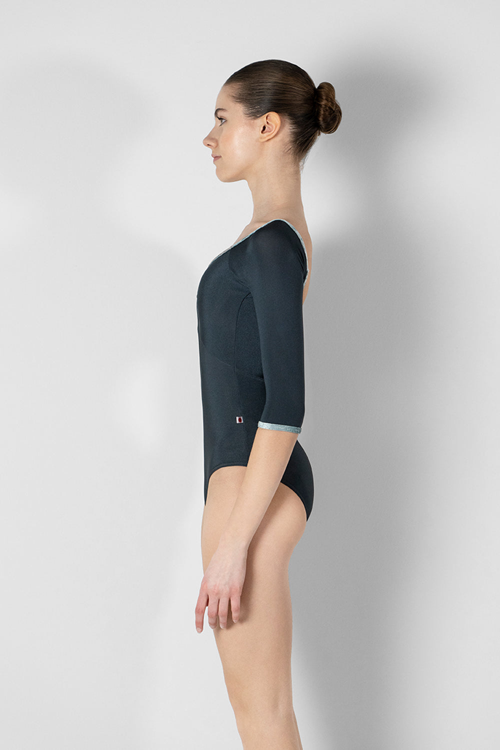 Elli Leotard in Titanium - Yumiko – Dancewear Center