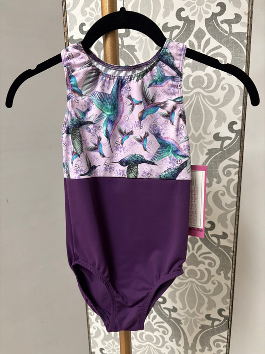 Purple Hummingbird Leotard