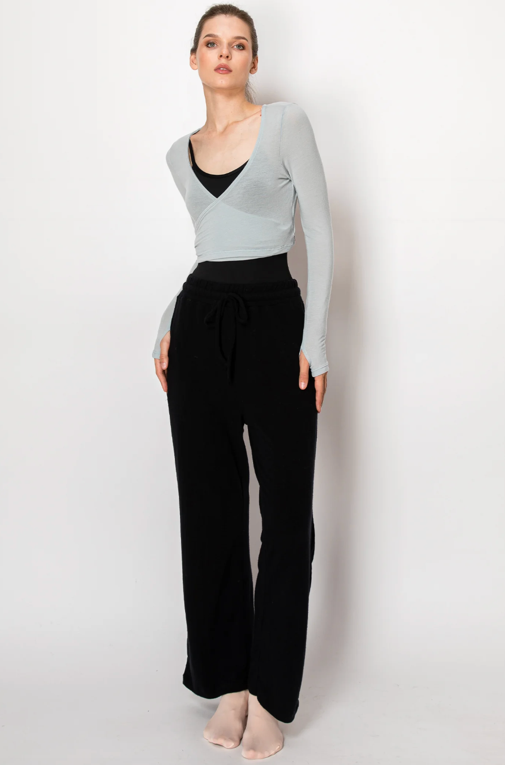 Rhi Wrap Sweater - Aluvie