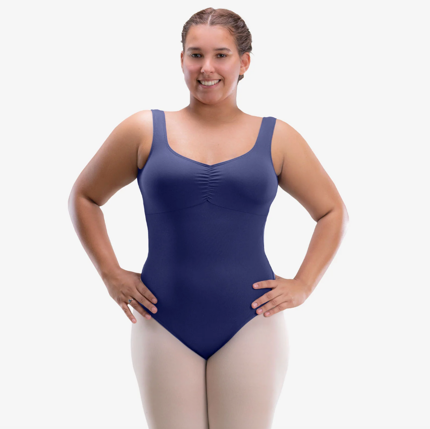 Adult Tank Leotard with Empire Waist - Curvy Sizes - So Danca