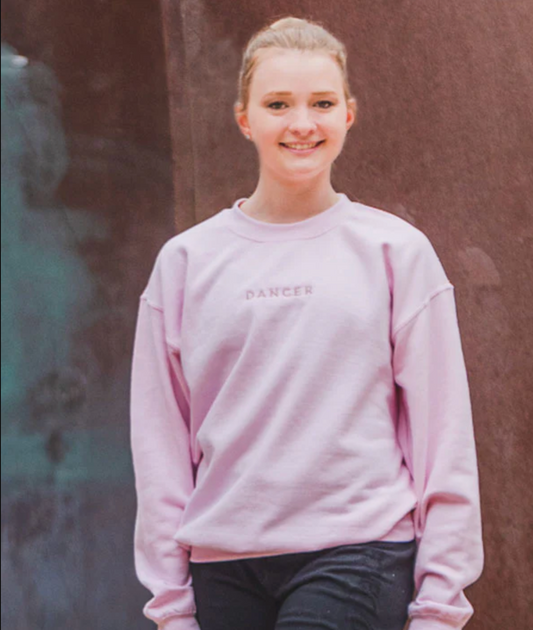 DANCER Embroidered Pullover - Covet Dance