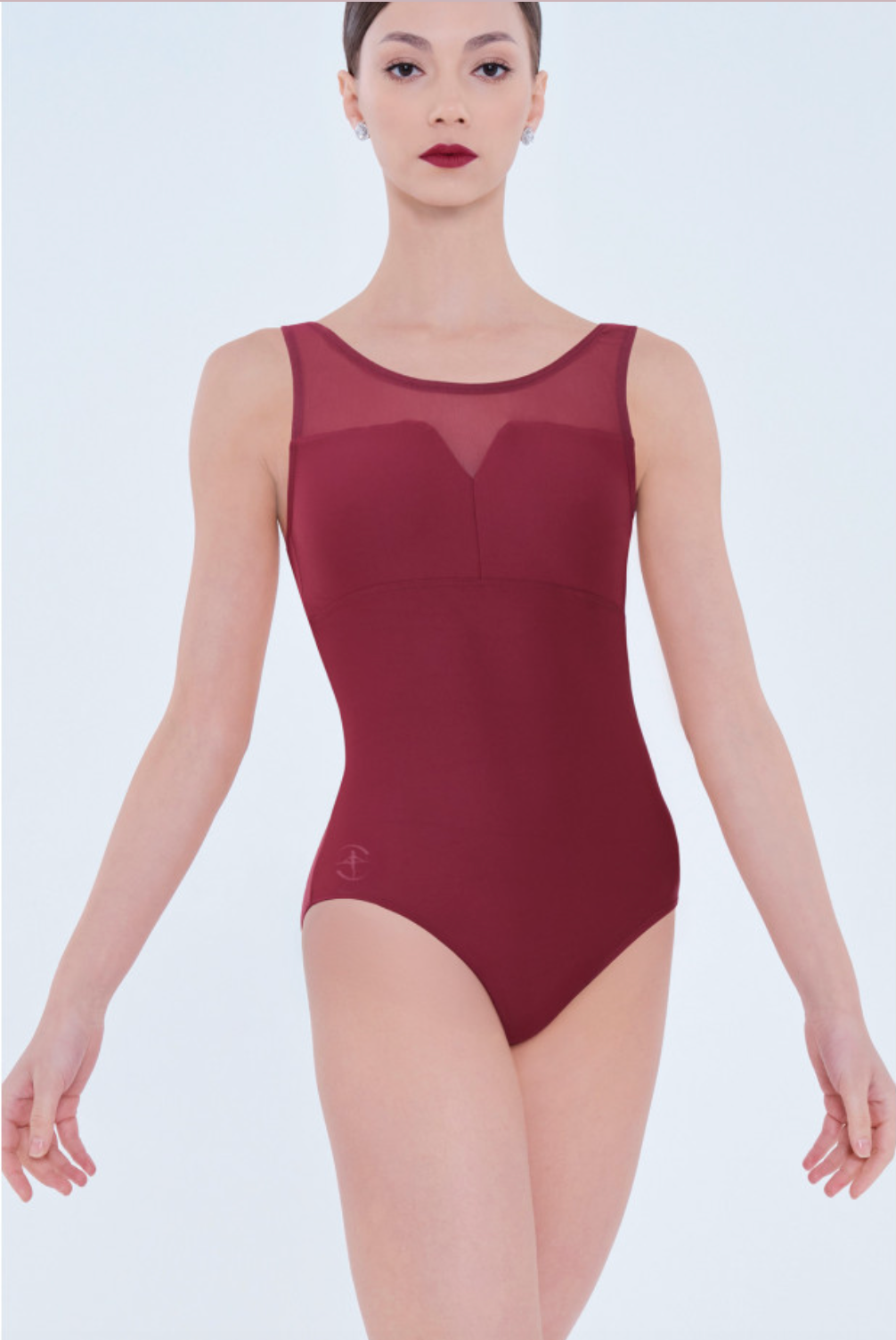 Alva Wide Strap Mesh Leotard - Wear Moi
