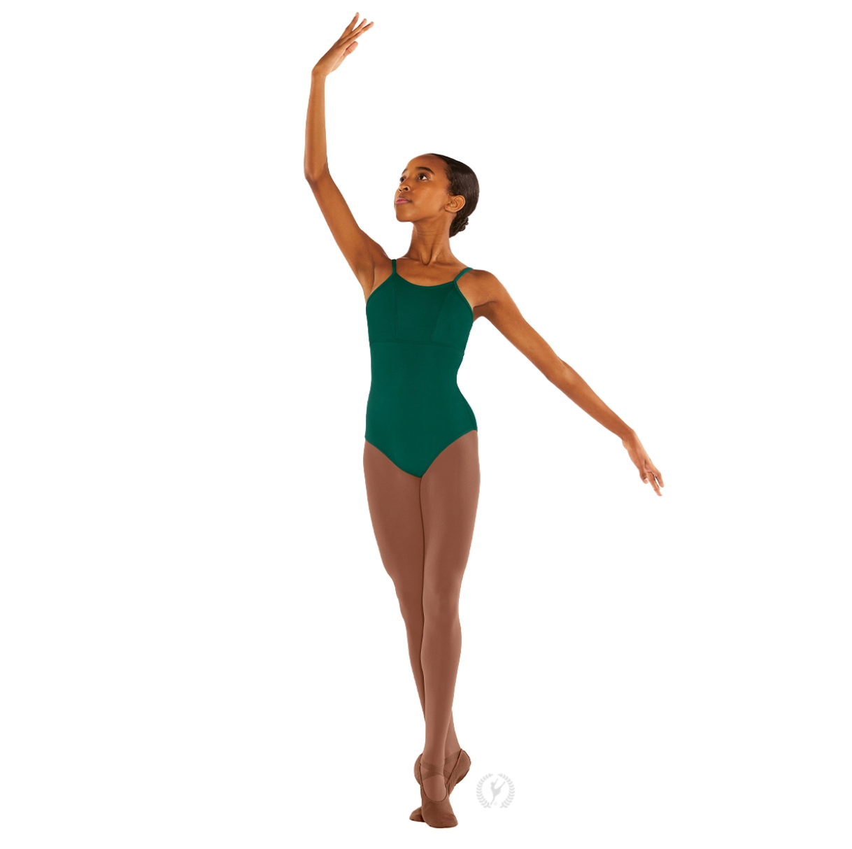 EBA Uniform: Eurotard Girls Microfiber Princess Seam to Empire Waist Camisole Leotard