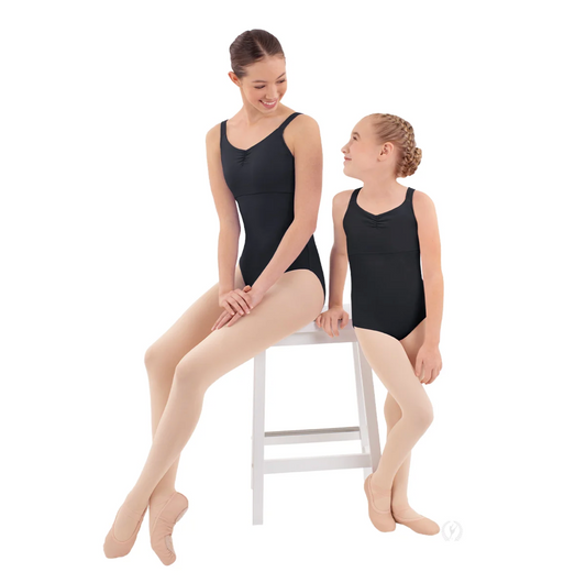 Pre-Order EBA Uniform Ballet 6 & 7: Eurotard Microfiber Pinch Front Slim Tank Leotard