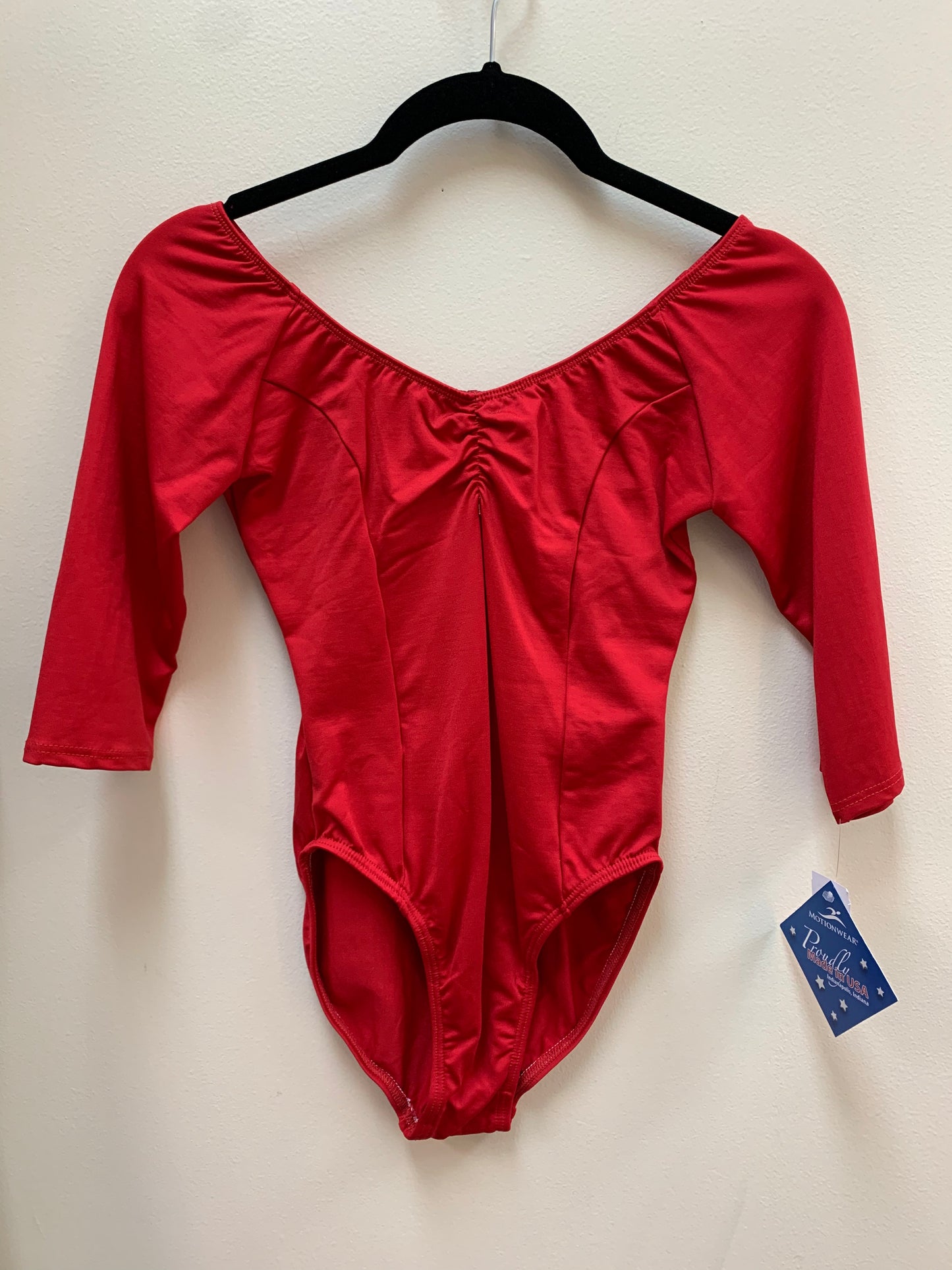 3/4 Sleeve Pinch Front Leotard (2150)