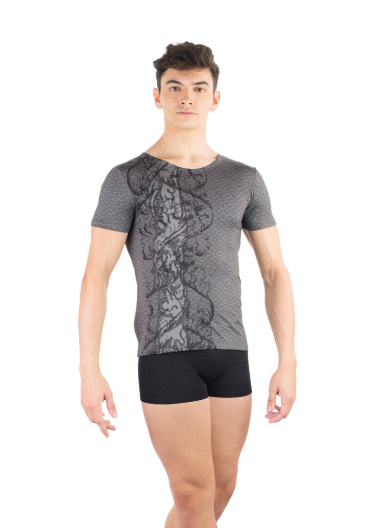 Abrax Printed Round Neck Shirt