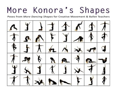 'More Konora's Shapes' Book – Dancewear Center